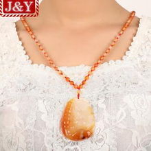榮鑫飾品 正品玉如意玉髓項鏈——匠心工藝與天然寶石的完美融合